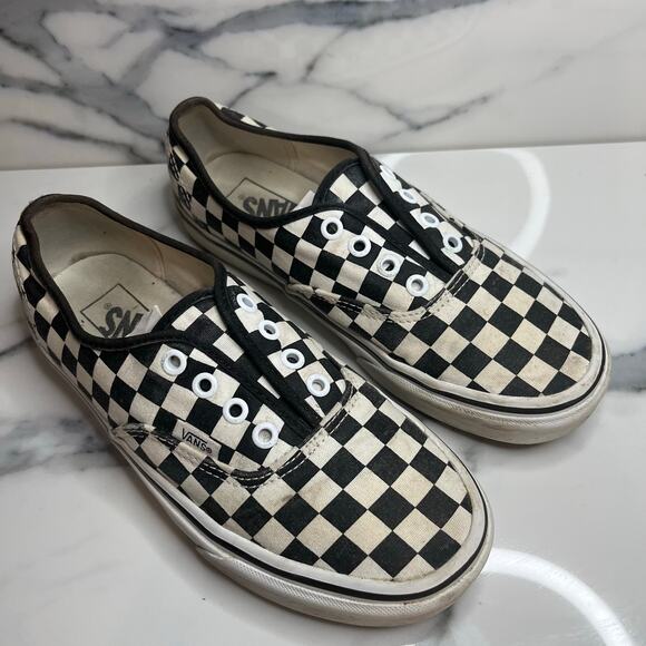 Vans Old Skool | Black White Checkerboard Skateboard Shoes M Sz 6 W Sz 7.5 - Picture 1 of 8